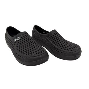 TECS Women's 9 Black Breathable Mesh‎ Slip-On Comfort Clogs Lightweight
